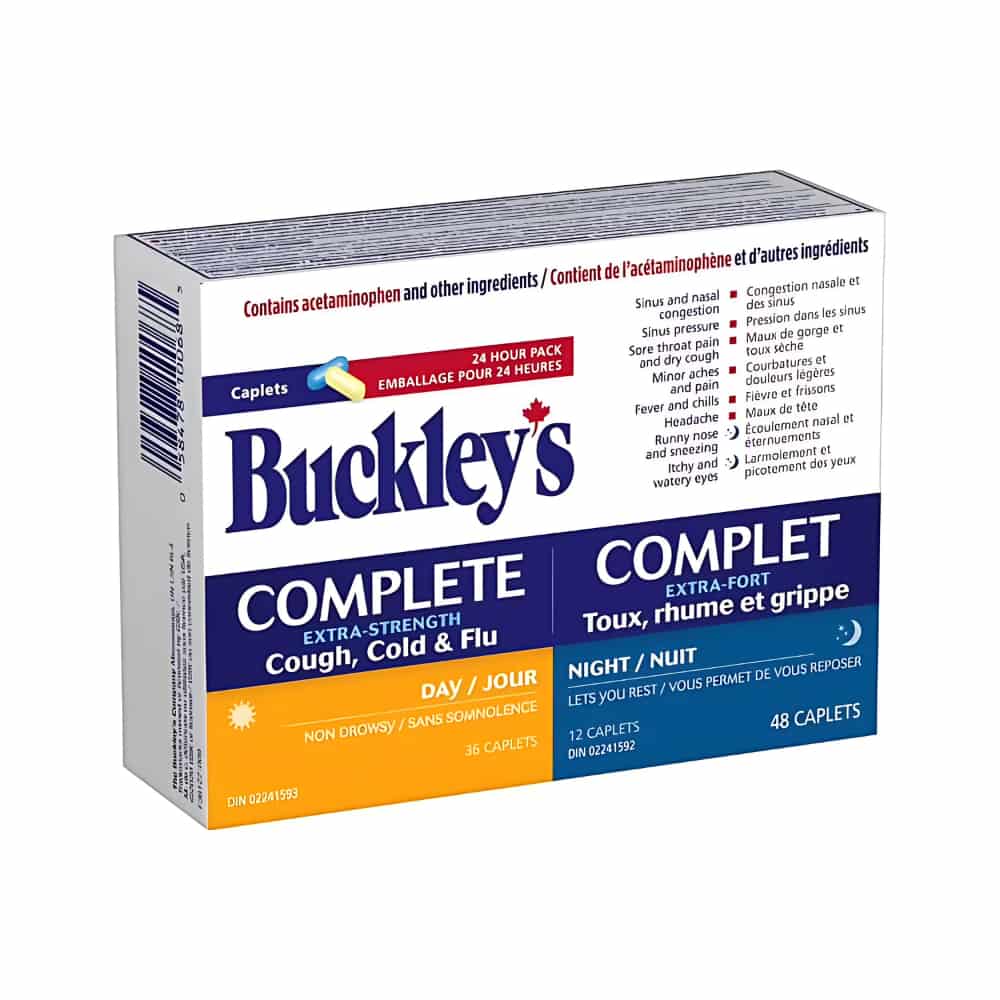 Buckley's Complete Extra Strength Cough, Cold & Flu Day/Night Caplets - 48's