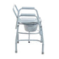 Deluxe Steel Drop-arm Commode