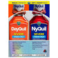 Vicks DayQuil & NyQuil SEVERE Cold & Flu Medicine, Relief for Headache, Fever, Sore Throat, Minor Aches & Pains, Nasal Congestion, Sinus Pressure, Stuffy Nose, and Cough, Co-Pack, 2 x 12 OZ