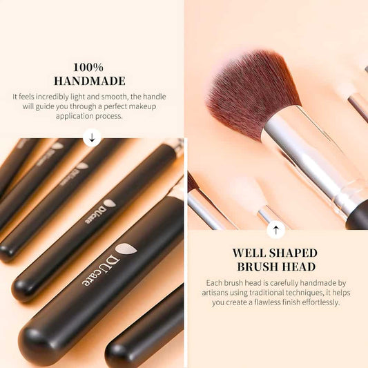 Docolor Professional Makeup Brushes Set with Cosmetic Case