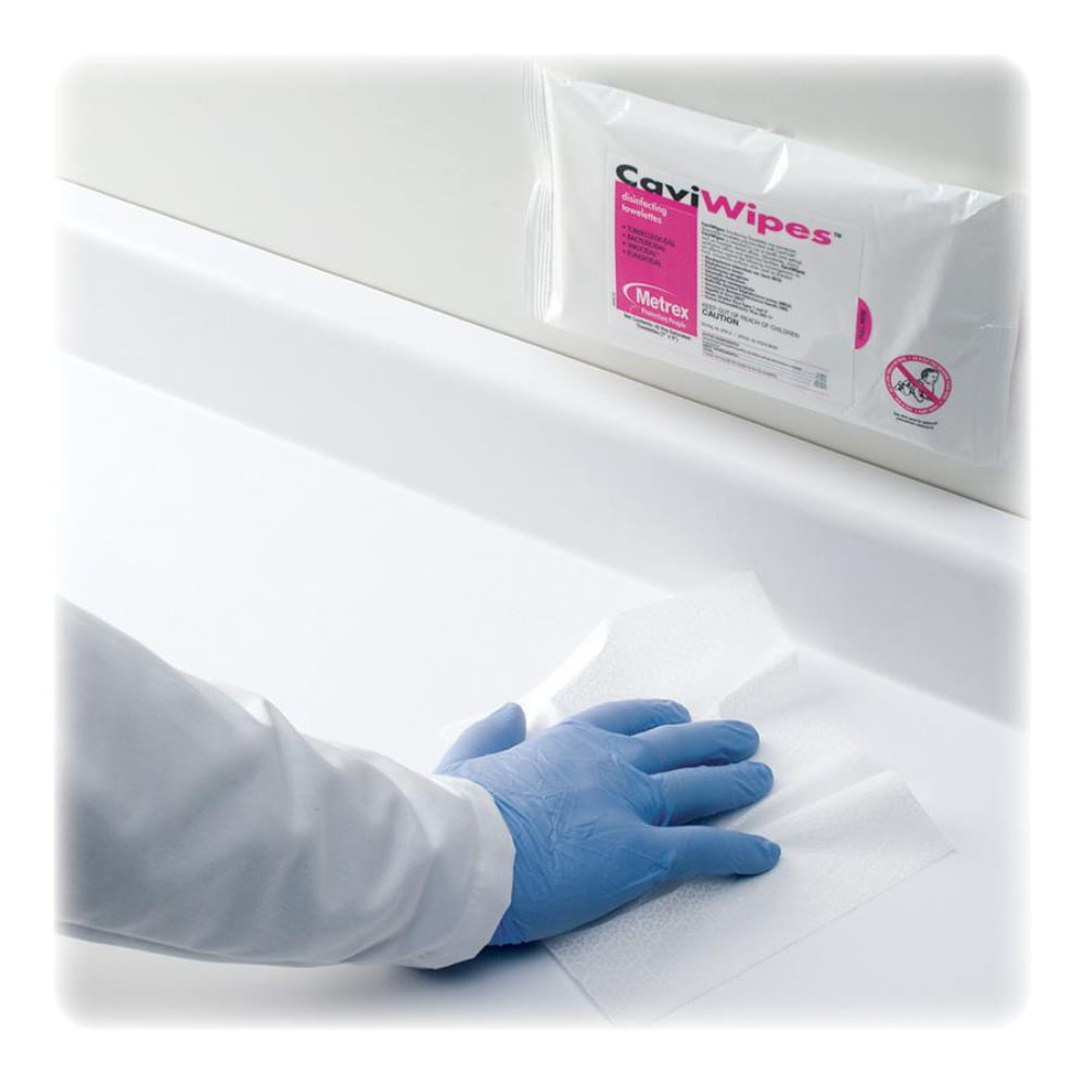Cleaners &amp; Deodorizers Metrex Research CaviWipes Surface Disinfectant 13-1224