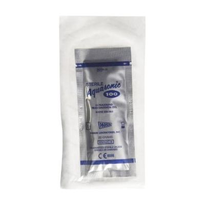 Sterile Aquasonic® 100 Ultrasound Transmission Gel, 20g