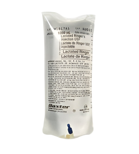 Lactated Ringers for Injection USP, 1000ml - 12/Case