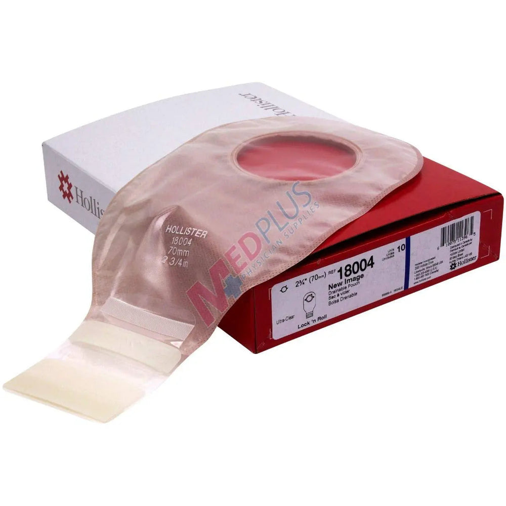Bx/10 Barrier 54 Post-Op 24Oz Pre-Cut Drainable Pouch B (1 1/8" X 2") W/ Extended Wear Oval Adhesive Foam Pad