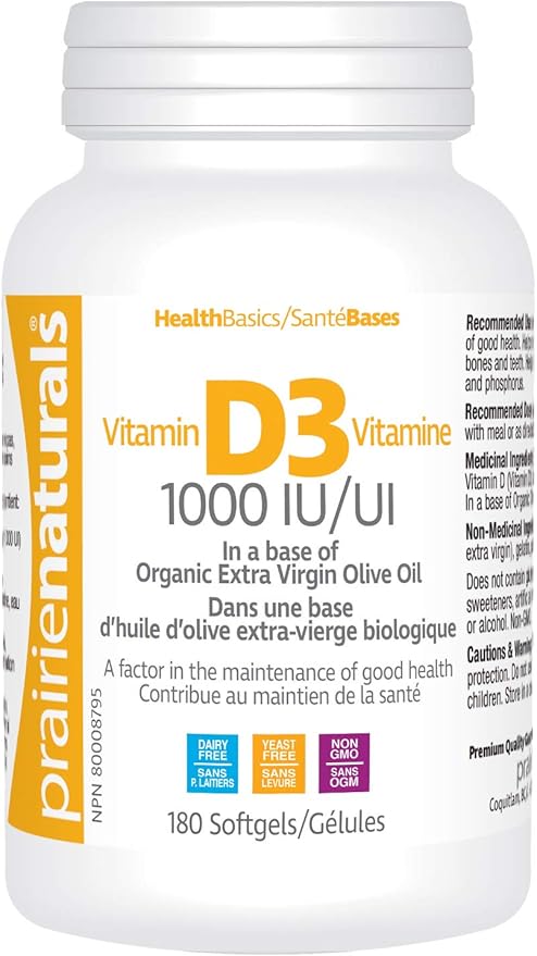 Prairie Naturals: Vitamin D3 1000 IU
