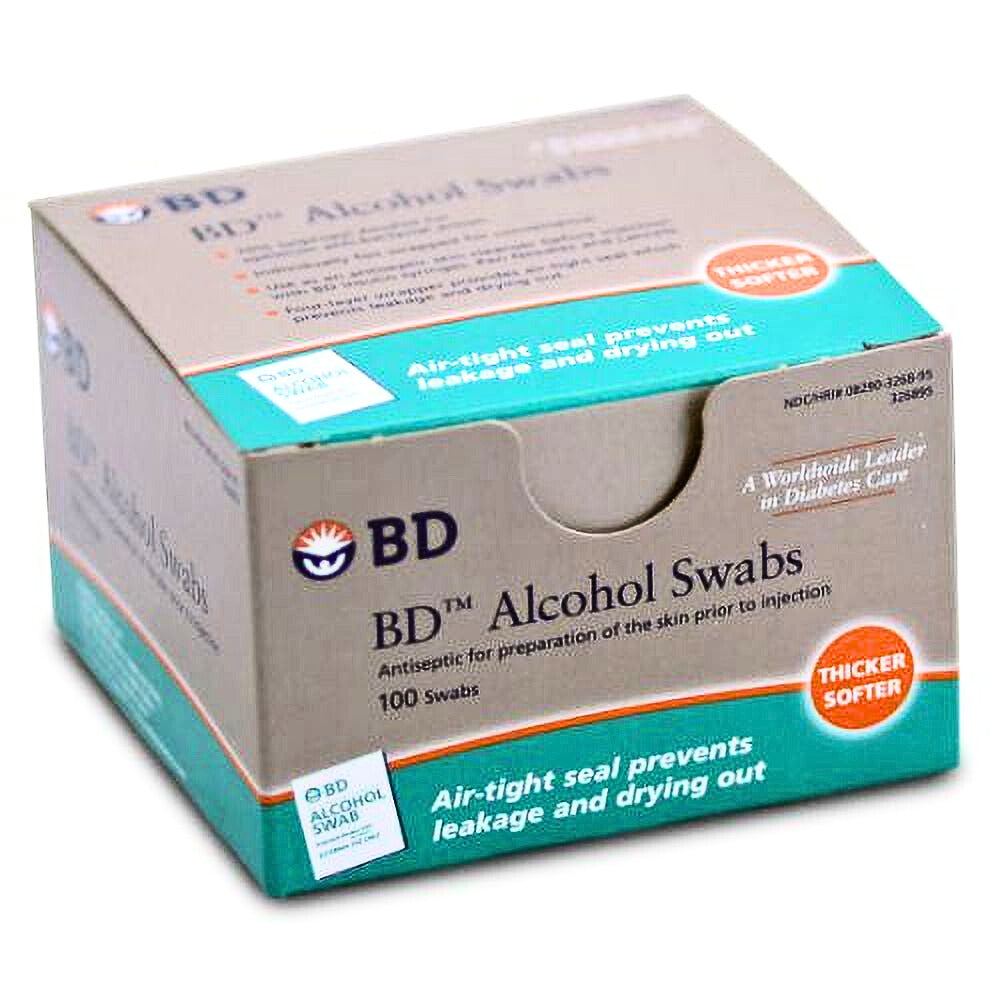 BD Alcohol Swabs BX/100 100 Count 4 Pack