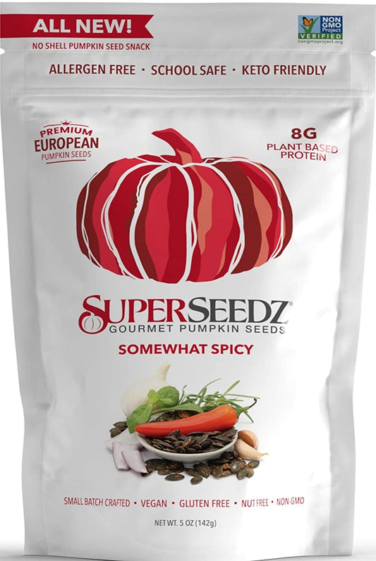 Superseedz: Gourmet Pumpkin Seeds Somewhat Spicy