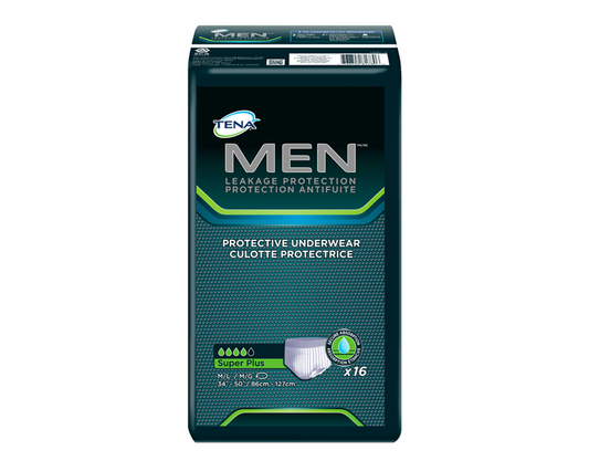 TENA: Men's Protective Underwear Super Plus Absorbency