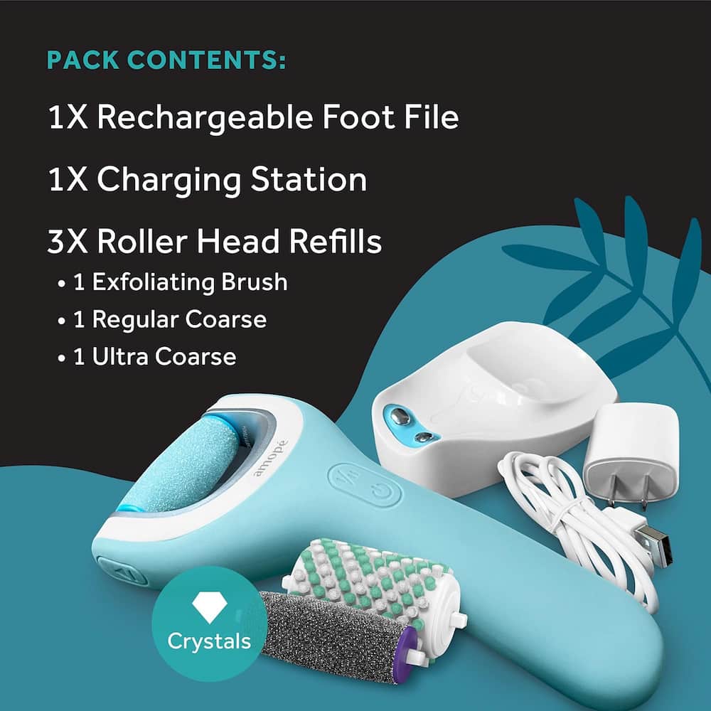Amope Pedi Perfect Wet & Dry Rechargeable Foot File