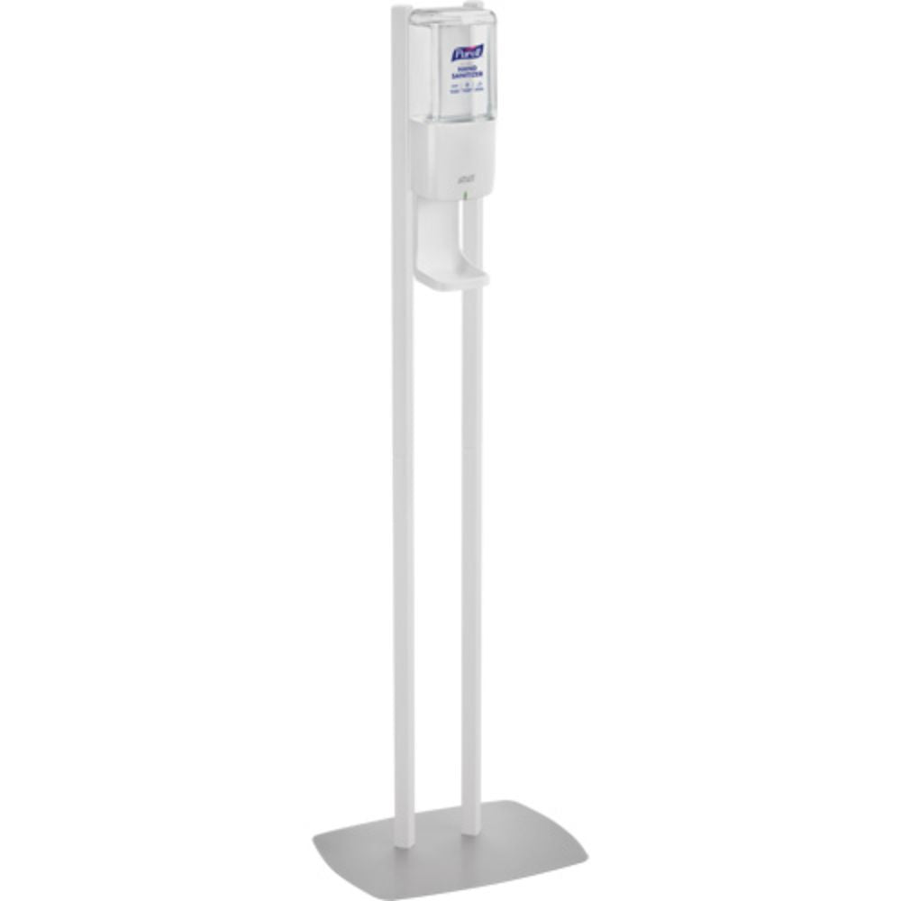 PURELL® ES10 Floor Stand w/Touch-Free Dispenser, White