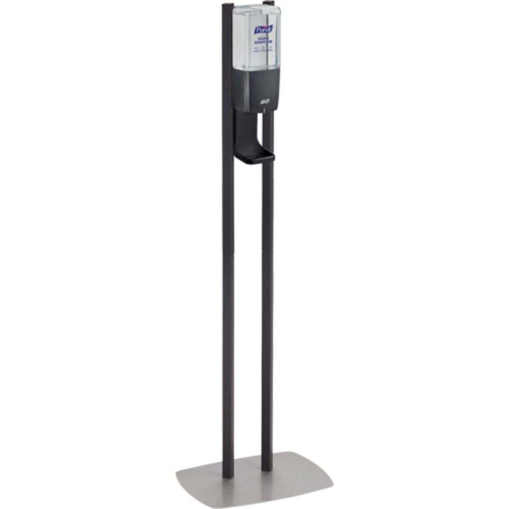 PURELL® ES10 Floor Stand w/Touch-Free Dispenser, Graphite