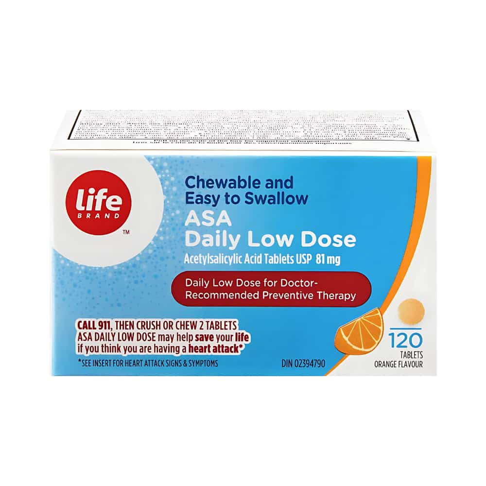 ASA DAILY LOW DOSE Acetylsalicylic Acid Tablets USP