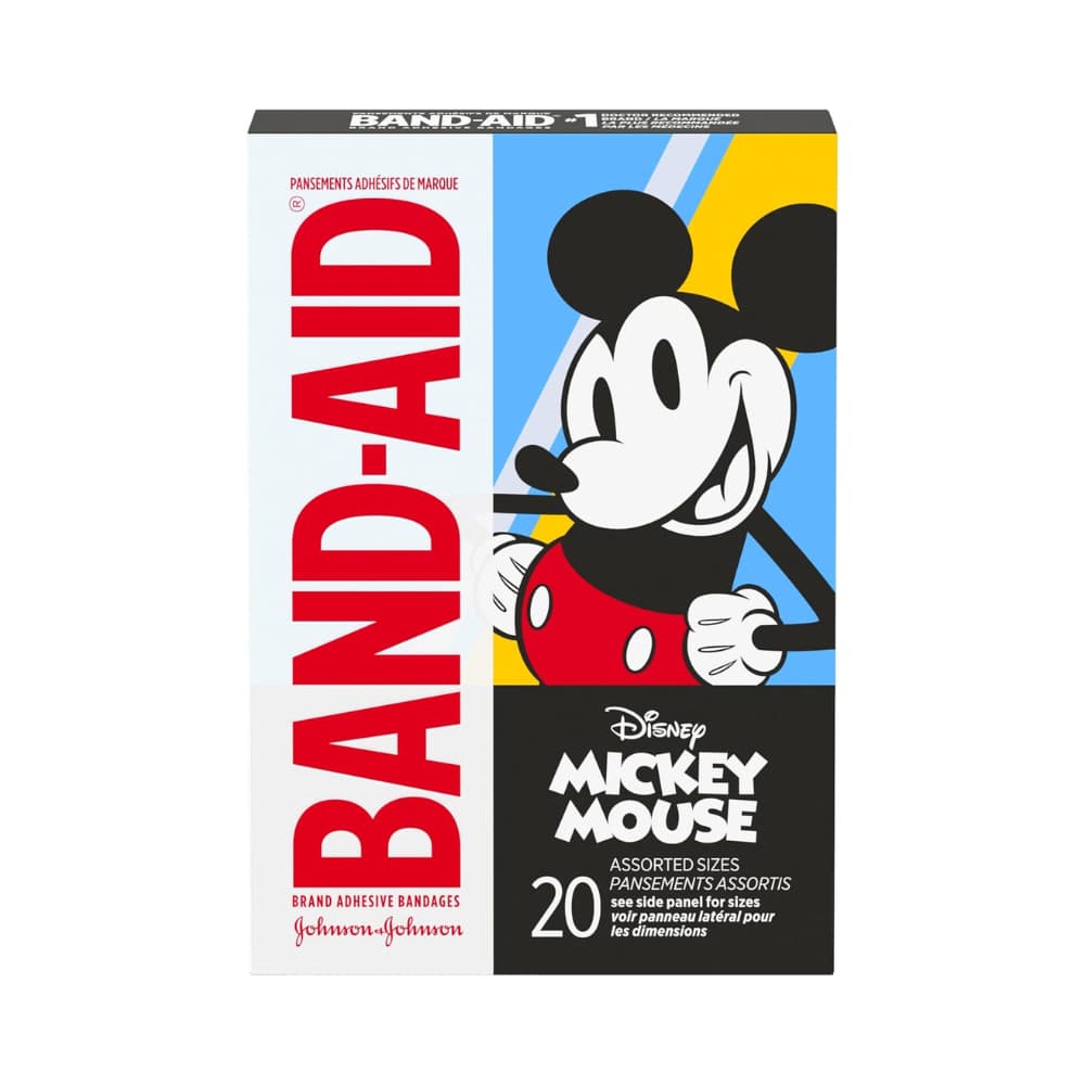 Adhesive Bandages for Kids, Disney Mickey Mouse