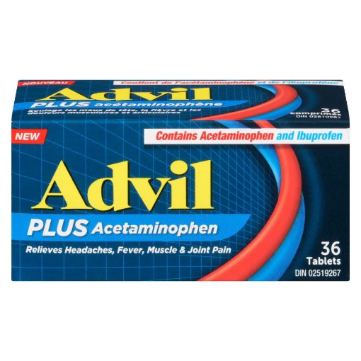 Advil PLUS Acetaminophen Tablets - 36's