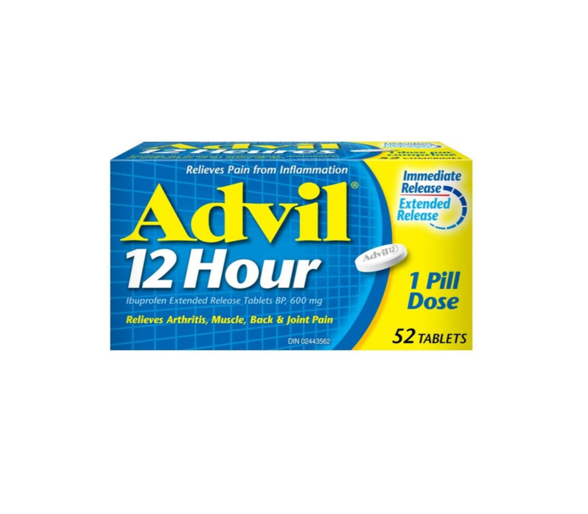 Advil 12 Hour Tablets - 600mg - 52s