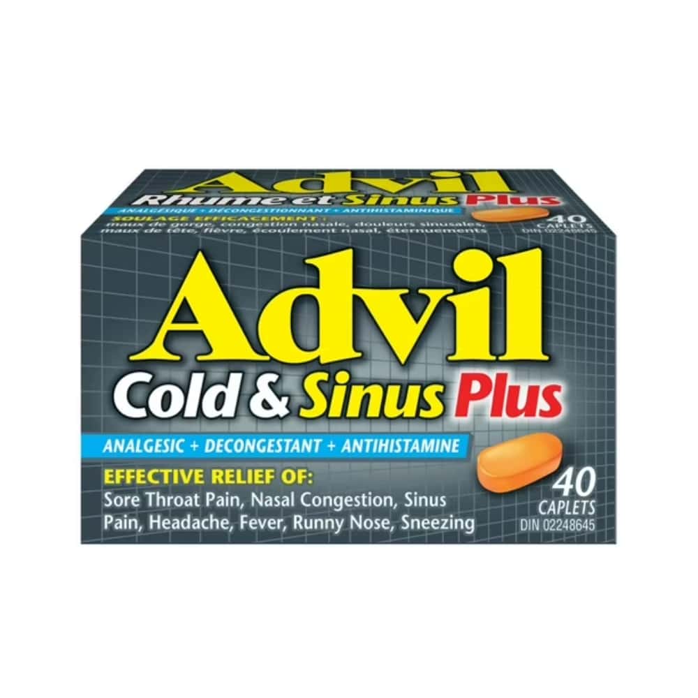 Advil Cold & Sinus Plus Caplets - 40's