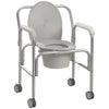 Aluminum Commode with Wheels