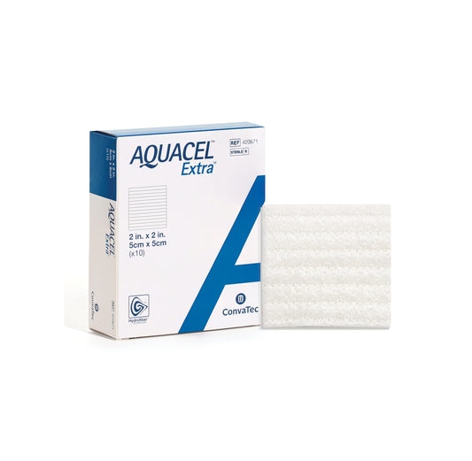 Aquacel AG+ EXTRA Dressing 2x2in. - 10/Box