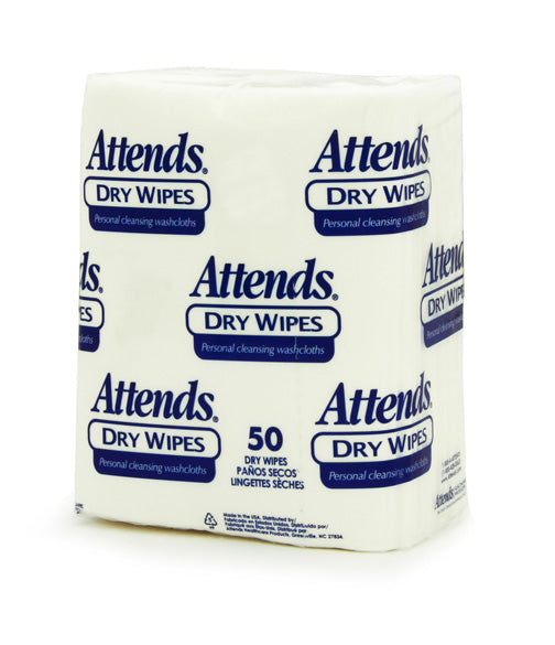 Attends Dry Wipes