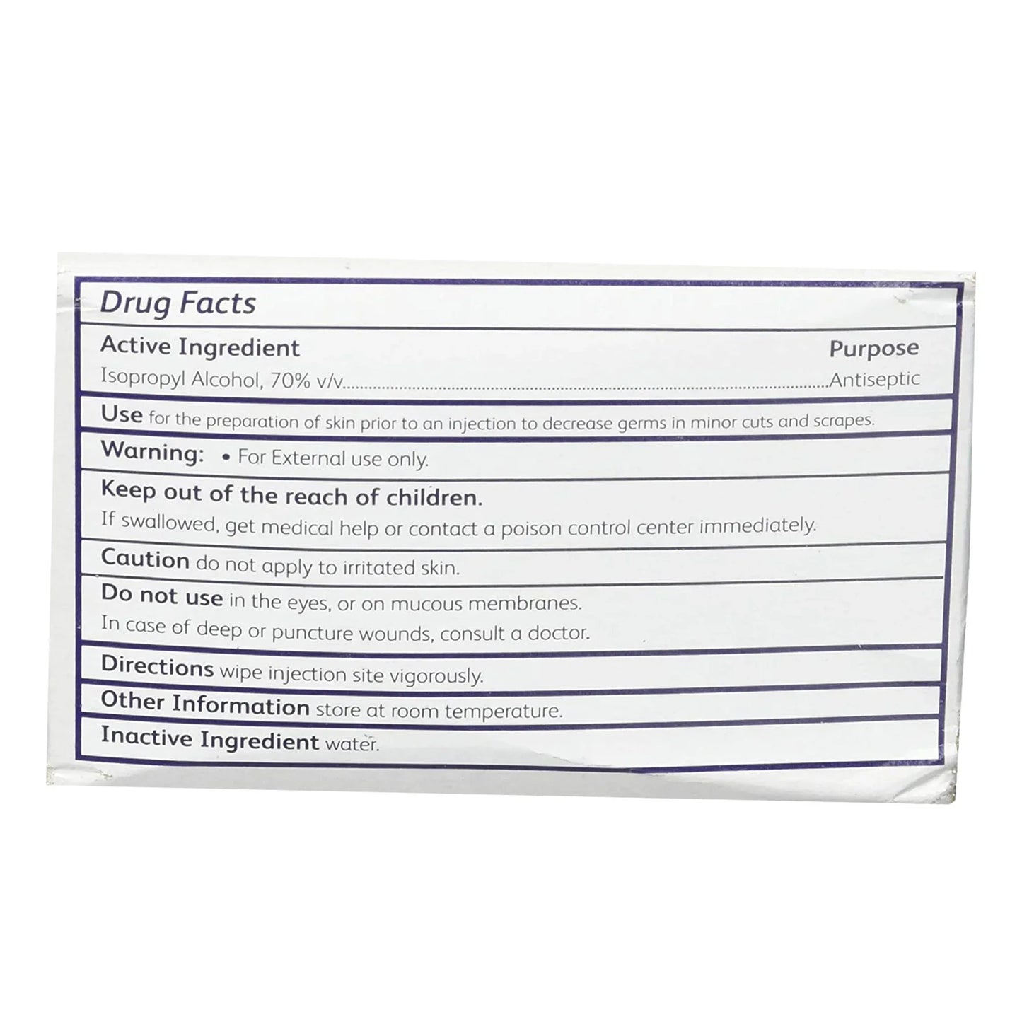 BD Alcohol Prep Pad NonSterile 1 X 0.75" Nonwoven Gauze 326895 12 Count(s) 100 /Count
