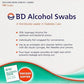 BD Isopropyl Alcohol Swabs (Case of 1200) 326895