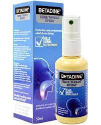 BETADINE SORE THROAT SPRAY 50MLBETADINE SORE THROAT SPRAY 50ML