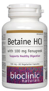 BIOCLINIC Betaine HCI with 100 mg Fenugreek 60 VCAPBIOCLINIC Betaine HCI with 100 mg Fenugreek 60 VCAP