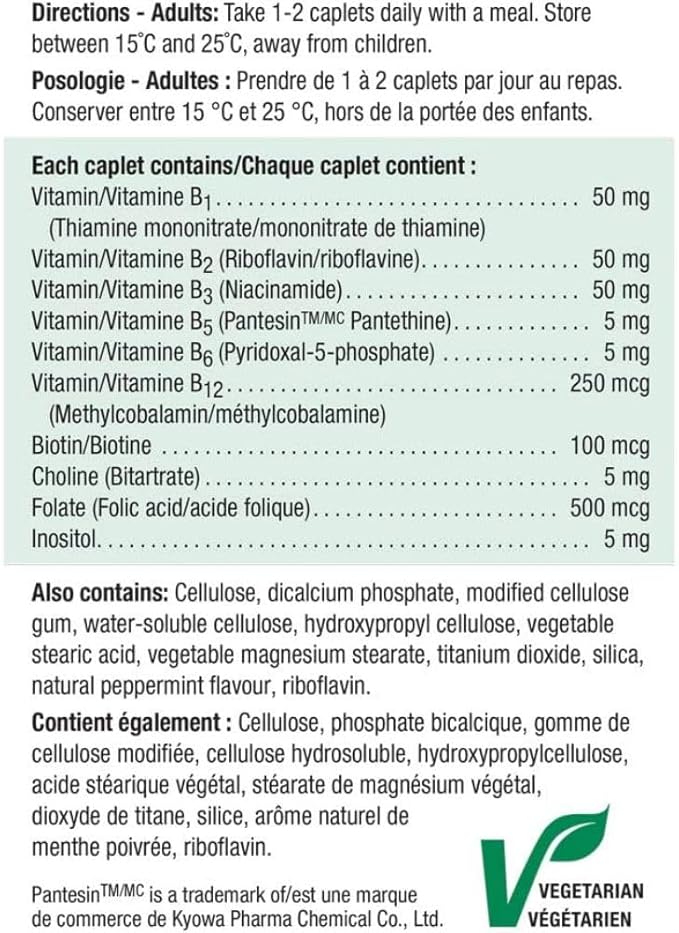 B Complex Caplets, 50 mg Value Pack