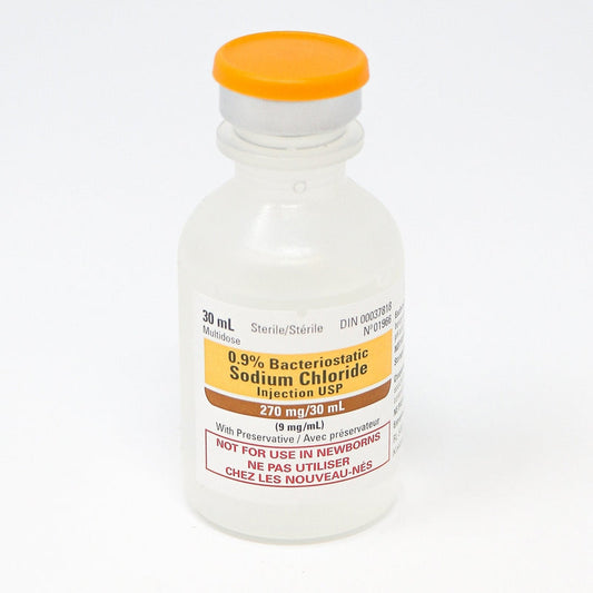 Bacteriostatic Sodium Chloride | Hospira - Pack per 5