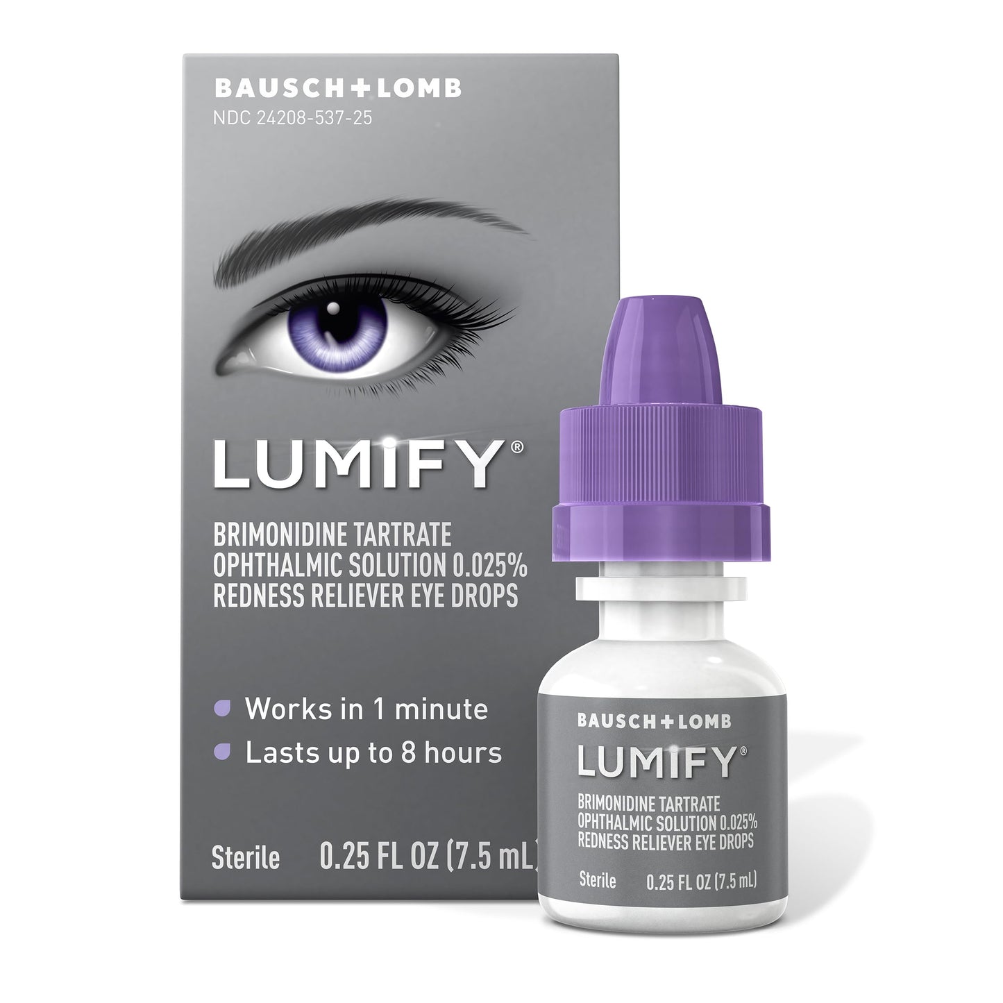 Bausch + Lomb Lumify Redness Reliever Eye Drops - 7.5ml