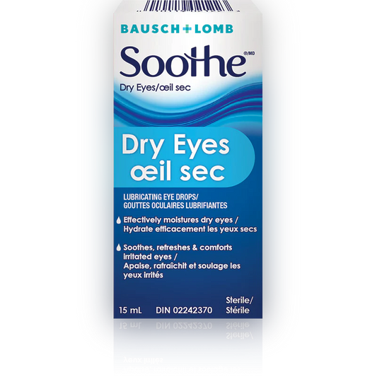 Bausch + Lomb Soothe Dry Eyes Drops - 15ml