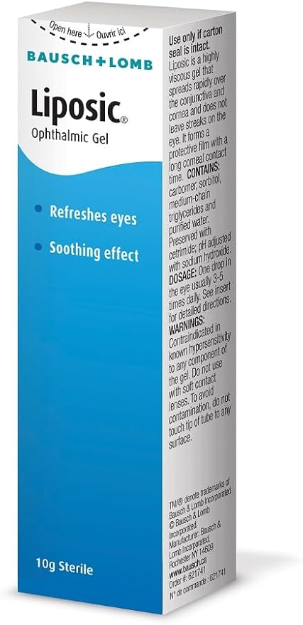 Bausch + Lomb Liposic Eye Gel - 10g