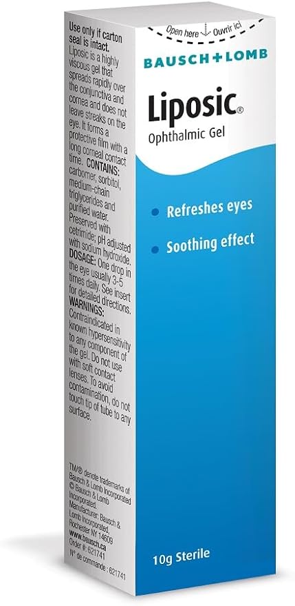 Bausch + Lomb Liposic Eye Gel - 10g