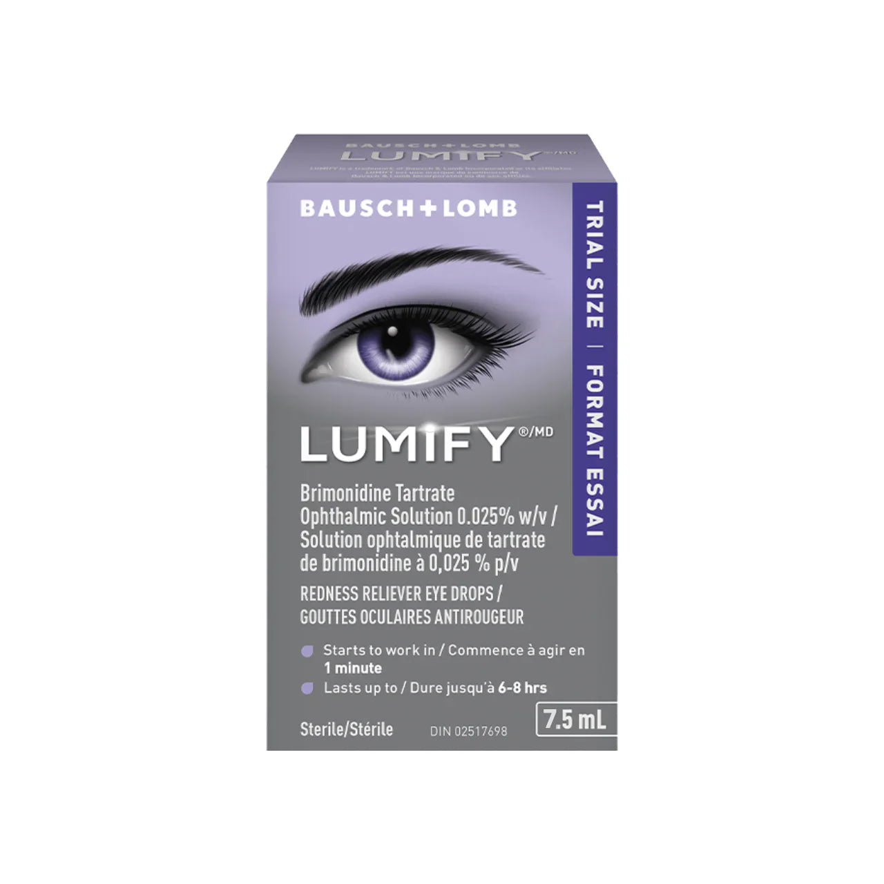 Bausch + Lomb Lumify Redness Reliever Eye Drops - 7.5ml