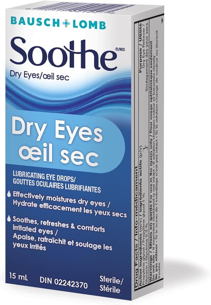 Bausch + Lomb Soothe Dry Eyes Drops - 15ml