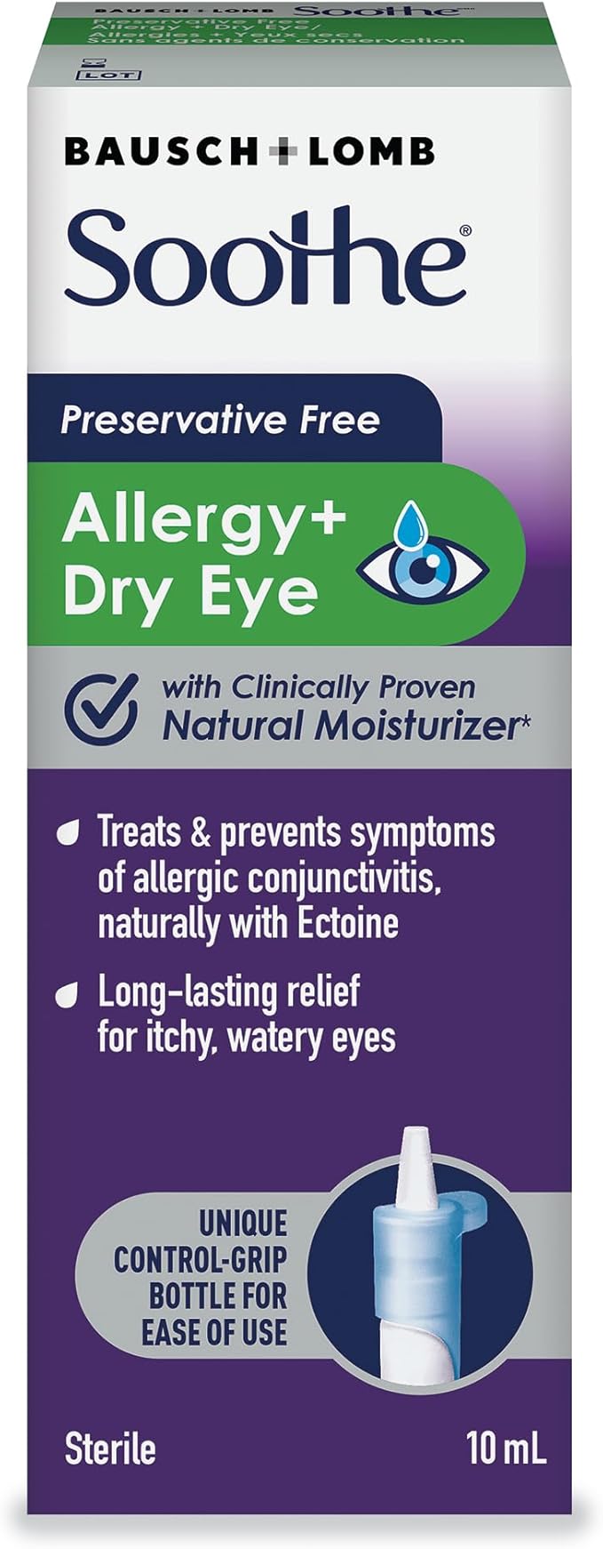 Bausch + Lomb Soothe Eye Drops - 10ml