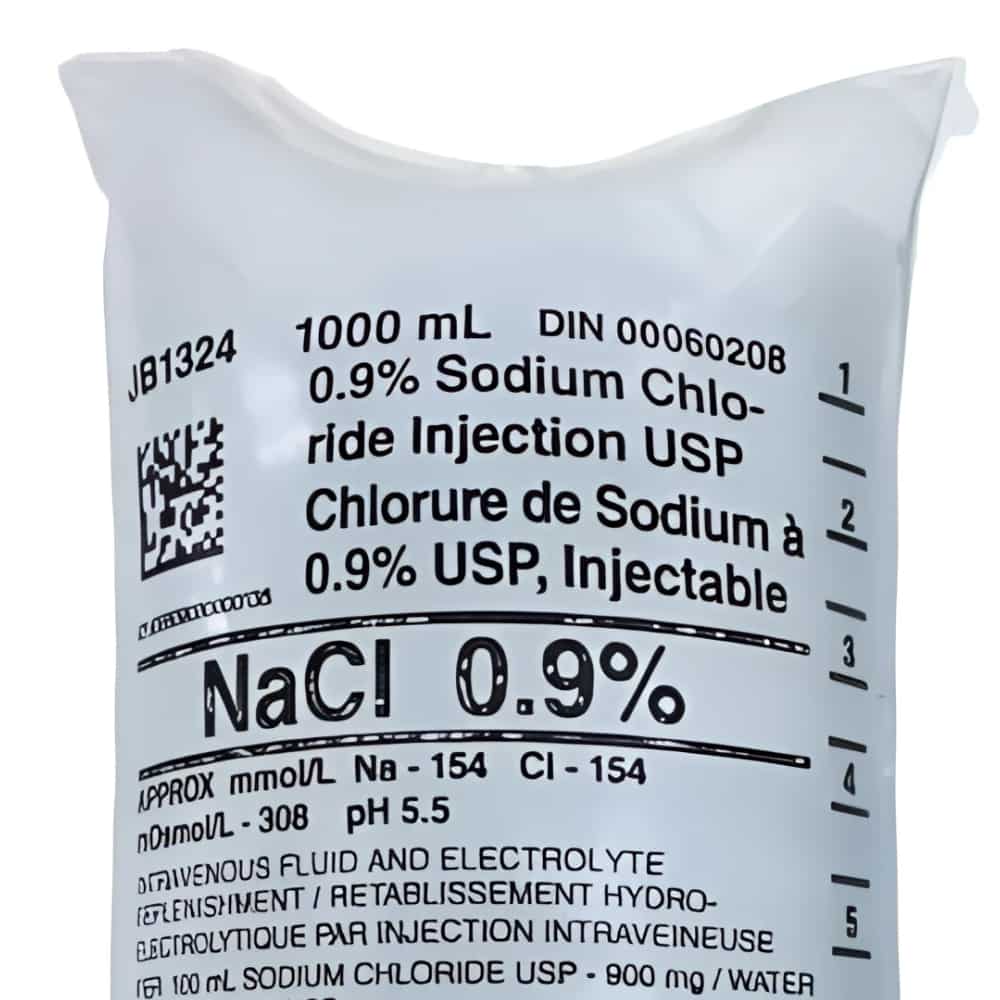 Baxter Sodium Chloride 0.9% 1000mL Sterile Saline