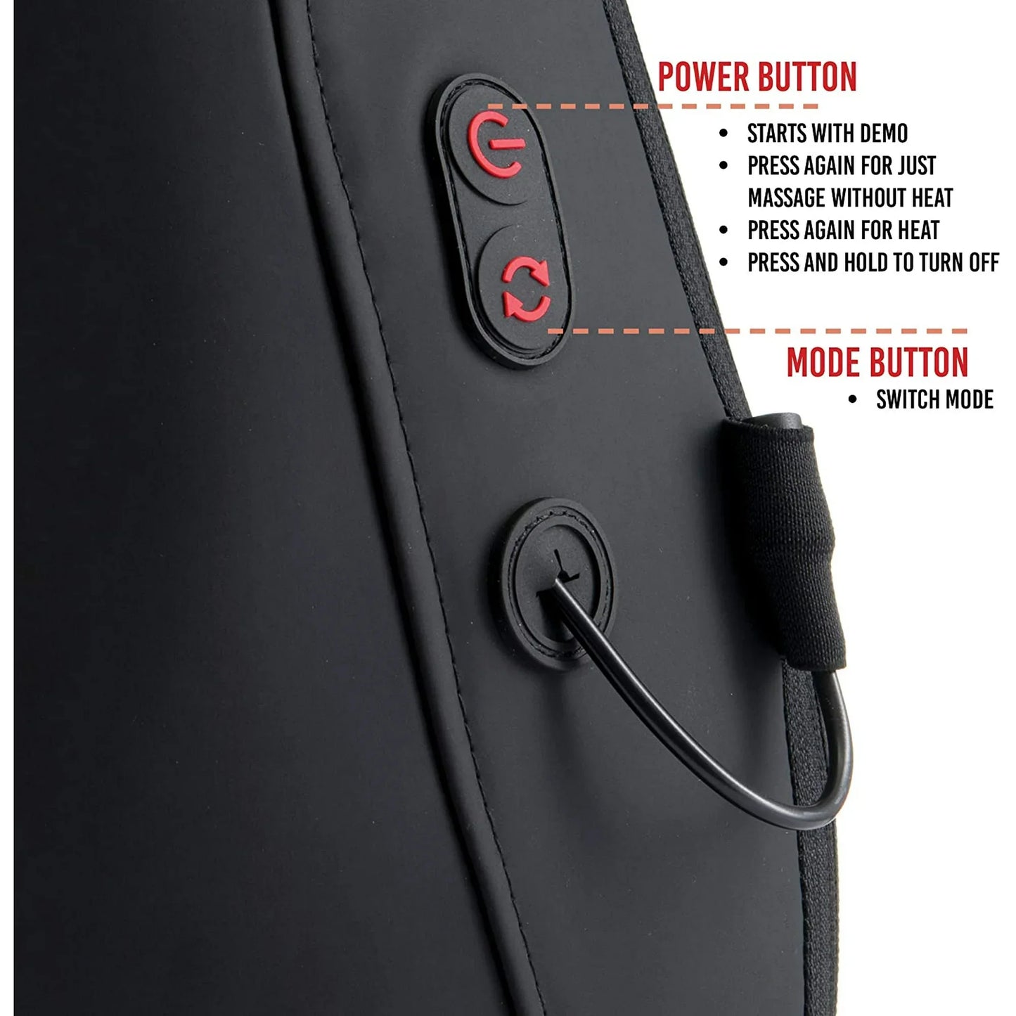 Belmint BEL-FBM Heated Shiatsu Full Back Massager