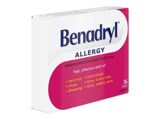 Benadryl Allergy Caplets - 36's