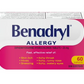Benadryl Allergy Caplets - 60's