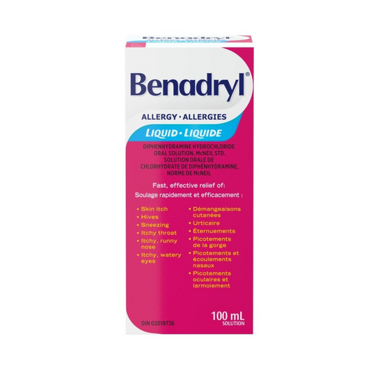 Benadryl Allergy Elixir Liquid - 100ml