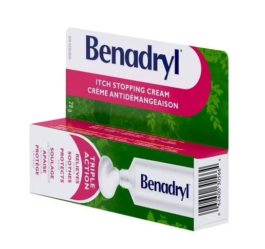 Benadryl Itch Relief Cream, 28 grams
