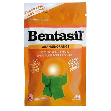 Bentasil Lozenges Soft Texture - Orange - 20s