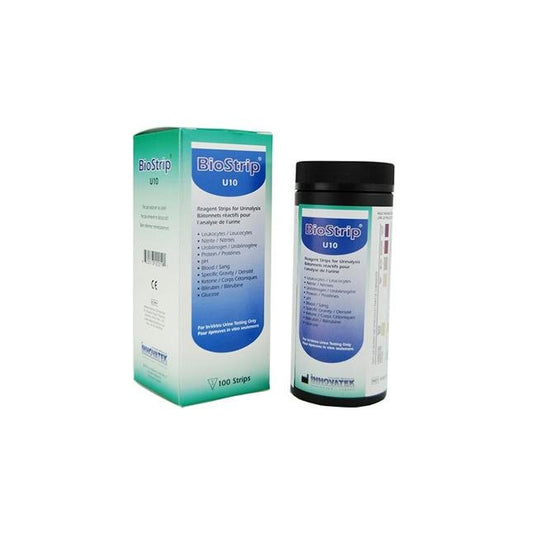 BioStrip U10 Urine Reagent Strips