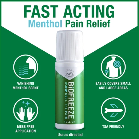 Biofreeze Cold Therapy Pain Relief Roll On - 74ml