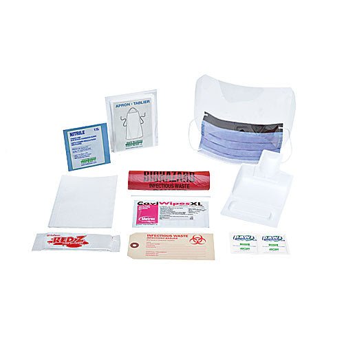 Biohazard Spill Kit Clean-up Delux