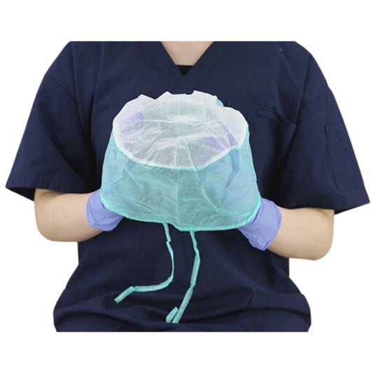 PRIMED® Surgeon's Caps, SMS, Universal, Ties, Blue (Box 100 pcs)