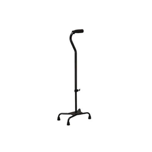 Carex Heavy Duty Quad Cane With Large Base, Black
