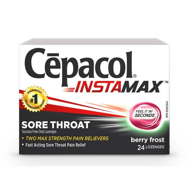 CEPACOL INSTAMAX BERRY FROST  LOZ  24CEPACOL INSTAMAX BERRY FROST  LOZ  24