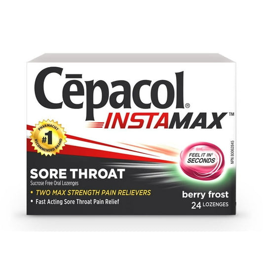 CEPACOL INSTAMAX BERRY FROST  LOZ  24CEPACOL INSTAMAX BERRY FROST  LOZ  24